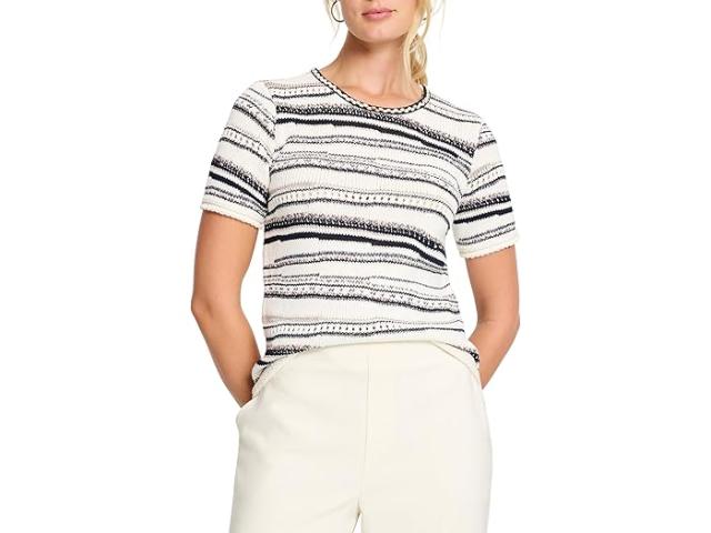 (取寄) ニックゾー レディース ショーアライン ミックス ニット ティー NIC+ZOE women Shoreline Mix Knit Tee Neutral Multi