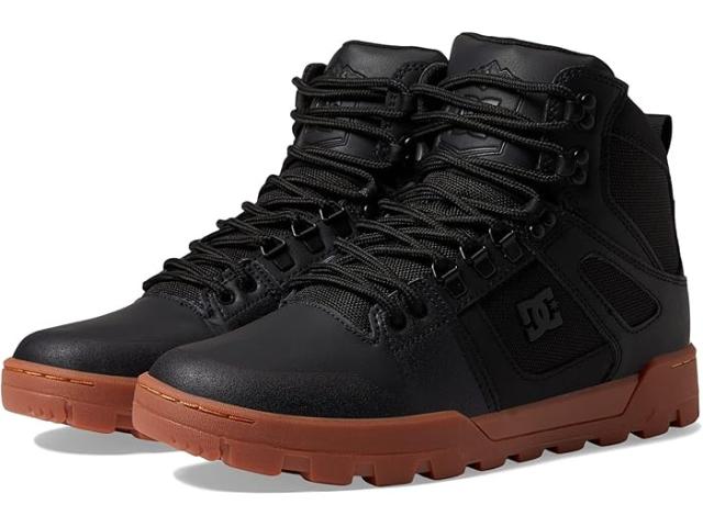 (取寄) DC メンズ ピュア ハイ-トップ WR ブーツ DC men Pure High-Top WR Boot Black/Gum 2
