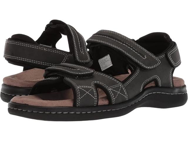 (取寄) ドッカーズ メンズ ニューページ クオーター ストラップ サンダル Dockers men Newpage Quarter Strap  Sandal Grey Distressed