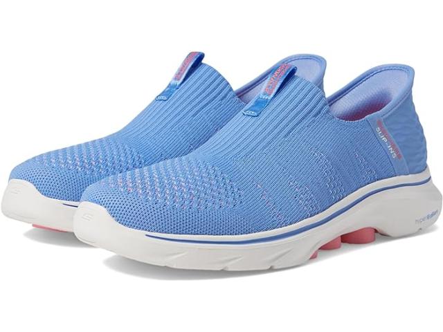 (取寄) スケッチャーズ パフォーマンス レディース ゴー ウォーク 7 シティ ライト ハンズ フリー スリップ-インス SKECHERS Performance women SKECHERS Performance Go Walk 7 City Lights Hands Free Slip-Ins Purple/Pink