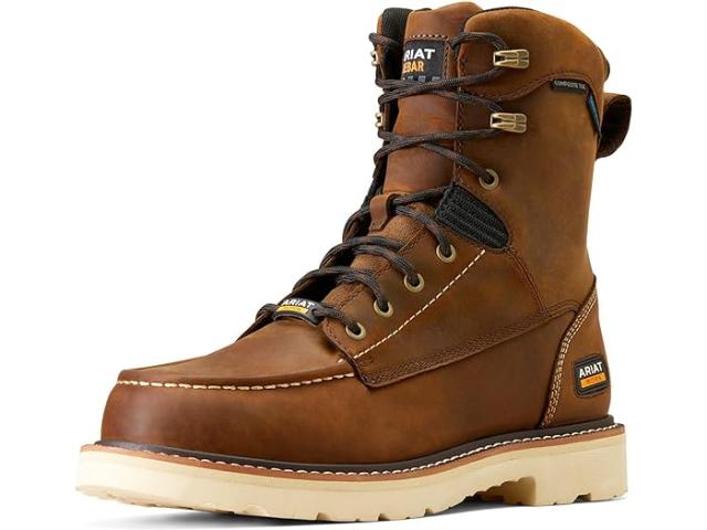 (取寄) アリアット メンズ リーバー リフト 8 ウォータープルーフ コンポジット トゥ ワーク ブーツ Ariat men Ariat Rebar Lift 8" Waterproof Composite Toe Work Boots Distressed Brownの通販は