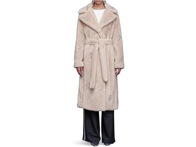 (取寄) アヴェックレフィー レディース マキシ ベルテッド ローブ コート Avec Les Filles women Maxi Belted Robe Coat French Grey