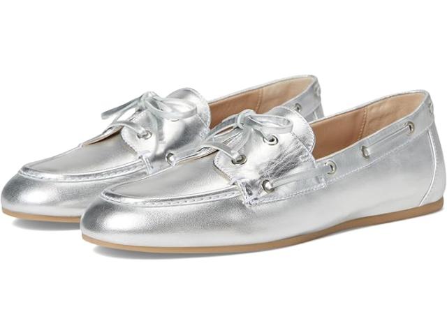 (取寄) スチュアート ワイツマン レディース ティンズリー モカシン Stuart Weitzman women Tinsley Moccasin Silver