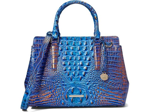 (取寄) ブラーミン レディース メルボルン スモール フィンリー サッチェル Brahmin women Brahmin Melbourne Small Finley Satchel Deep Azureの通販は