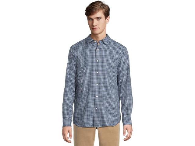 (取寄) ヴィンヤードヴァインズ メンズ ケンドリック チェック テック ツイル シャツ Vineyard Vines men Kendrick Check Tech Twill Shirt Moonshine