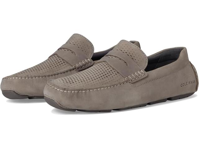 (取寄) コールハーン メンズ グランド レーザー ペニー ドライバ Cole Haan men Grand Laser Penny D December Sky/Black/Pavement