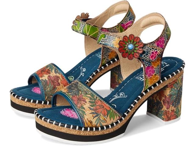 (取寄) ラルティストバイスプリングステップ レディース カリスマ L'Artiste by Spring Step women Charisma Navy Multi