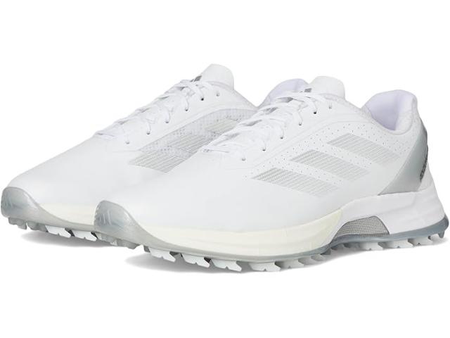 (取寄) アディダス ゴルフ レディース アディゼロ ZG スパイクレス ゴルフ シューズ adidas Golf women Adizero ZG Spikeless Golf Shoes Footwear White/Silver llic/Grey Two