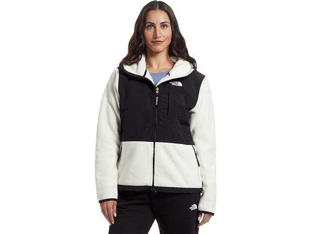 (取寄) ノースフェイス レディース レトロ デナリ ブーディ The North Face women Retro Denali Hoodie White Dune/TNF Black