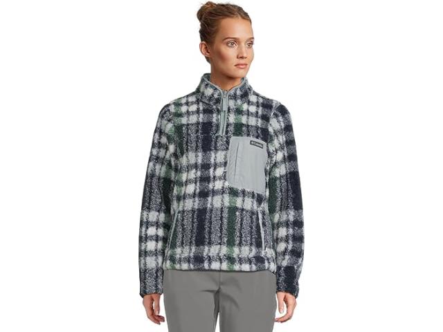 (取寄) コロンビア レディース ウェスト ベンド 1/4 ジップ リ Columbia women West Bend 1/4 Zip II Crushed Blue Herringplaid