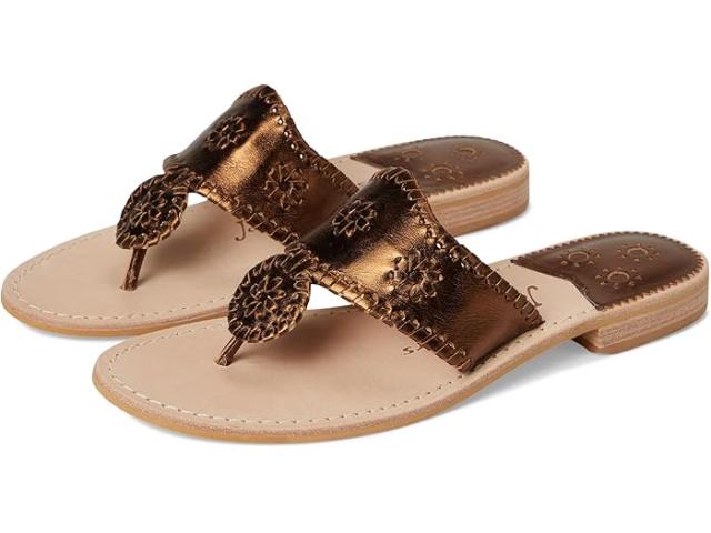 (取寄) ジャック ロジャース レディース ジャックス フラッツ サンダル Jack Rogers women Jacks Flat Sandal Bronze