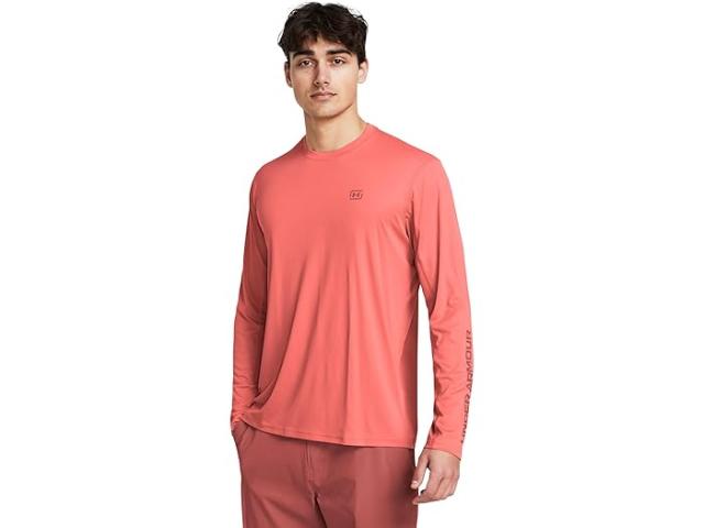 (取寄) アンダーアーマー メンズ イソ-チル ショアブレイク ロング スリーブ Under Armour men Under Armour Iso-Chill Shorebreak Long Sleeve Coho/Coho/Sedona Redの通販は