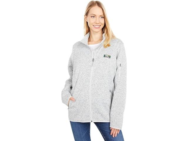 (取寄) エルエルビーン レディース セーター フリース フル ジップ ジャケット L.L.Bean women L.L.Bean Sweater Fleece Full Zip Jacket Pewter