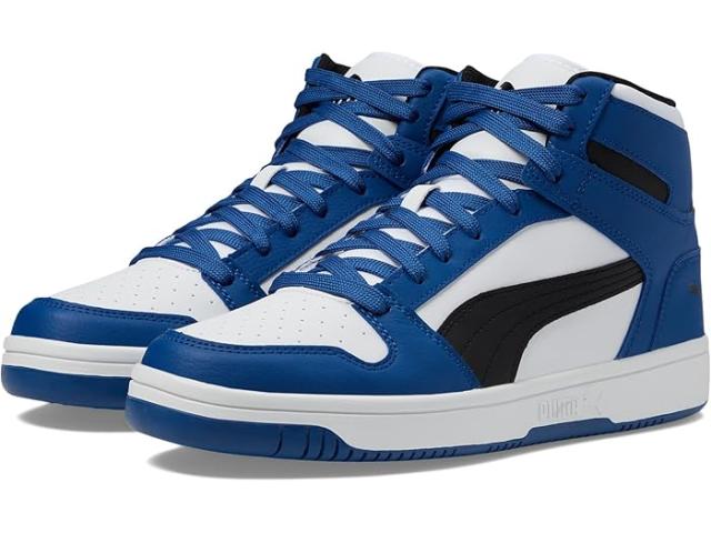 (取寄) プーマ メンズ リバウンド レイアップ スニーカー PUMA men Rebound Layup Sneakers Puma White/Puma Black/Clyde 