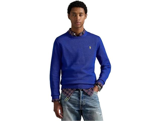 (取寄) ラルフローレン メンズ コットン クルーネック セーター Polo Ralph Lauren men Cotton Crewneck Sweater Sapphire Star