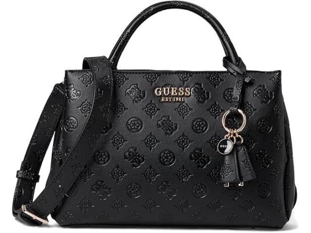 (取寄) ゲス レディース フィービィー ガールフレンド サッチェル GUESS women Phoebe Girlfriend Satchel Black Logo