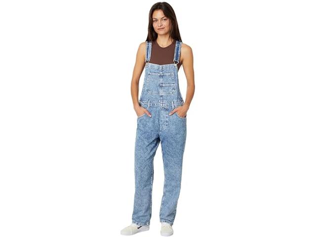 (取寄) フリーピープル レディース ウィー ザ フリー ジギー デニム オーバーオール Free People women Free People We The Free Ziggy Denim Overalls Powder Blue
