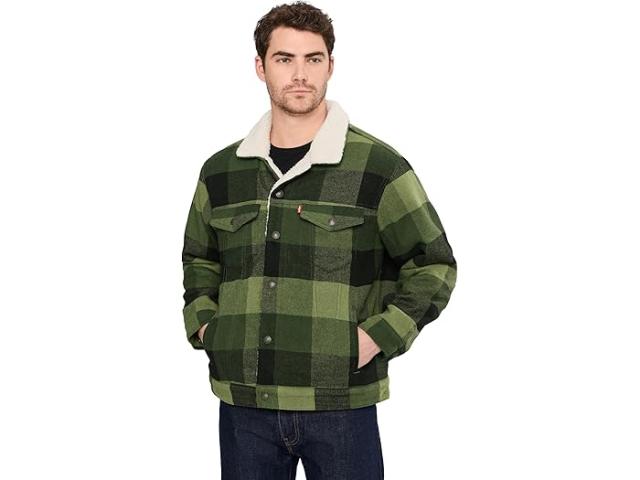 (取寄) リーバイス メンズ メンズ リラックスド-フィット フィット プレイド トラッカー Levi's Mens men Relaxed Fit Plaid Trucker Laredo Plaid Duffel Bag