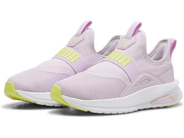 (取寄) プーマ キッズ プーマ キッズ ソフト エンゾ エボ スリップ-オン スニーカー (リトル キッド) PUMA kids Puma Kids Soft Enzo Evo Slip-On Sneaker (Little Kid) Grape Mist/Electric Lime/Puma Whiteの通販は