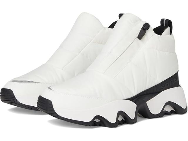 (取寄) ソレル レディース キネティック インパクト パフィー ジップ ウォータープルーフ SOREL women Kinetic Impact Puffy Zip Waterproof Sea Salt/Black