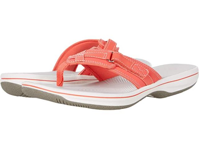 (取寄) クラークス レディース ブリーズ シー Clarks women  Breeze Sea Bright Coral Synthetic