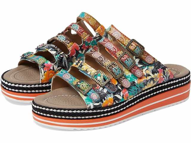 (取寄) ラルティストバイスプリングステップ レディース ザッゼーラ L'Artiste by Spring Step women L'Artiste by Spring Step Zazzera Turquoise Multiの通販は