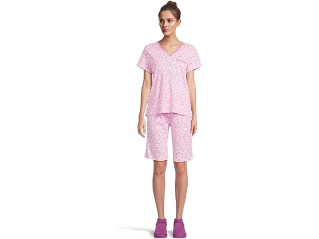 (取寄) カレン ノイバーガー レディース スプリング ドリームス ノッチ カラー ロング パンツ パジャマ セット Karen Neuburger women Spring Dreams Notch Collar Long Pant Pajama Set Spring Medallion