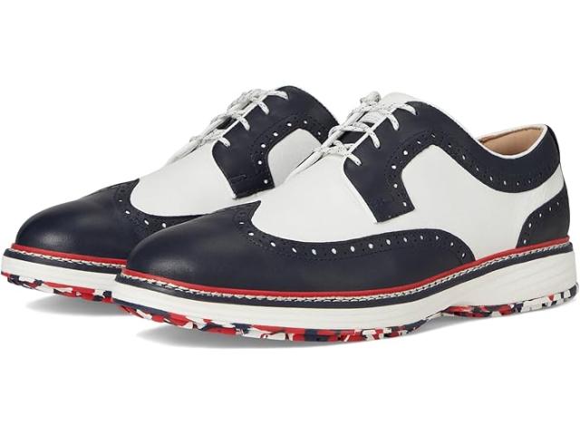 (取寄) ジョンストン&マーフィー メンズ アップトン GL3 ラグゼ ハイブリット Johnston & Murphy men Johnston & Murphy Upton Gl3 Luxe Hybrid Navy/White Waterproof Full Grain