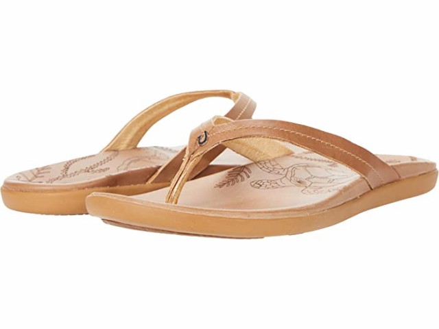 (取寄) オルカイ レディース ホヌ OluKai women  Honu Tan/Tanの通販は