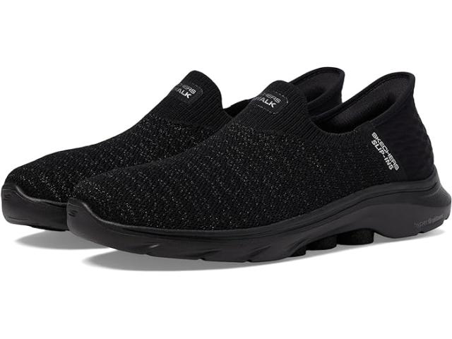 (取寄) スケッチャーズ パフォーマンス レディース ゴー ウォーク 7 スプリングタイム ハンズ フリー スリップ-インス SKECHERS Performance women SKECHERS Performance Go Walk 7 Springtime Hands Free Slip-Ins Black