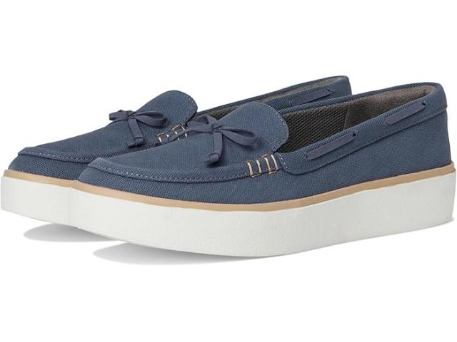 (取寄) ドクターショール レディース マディソン シー ボーツ Dr. Scholl's women Madison Sea Boats Oxide Blue Faux Leather