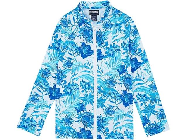 (取寄) ヴィルブレクイン キッズ キッズ タヒチ フラワー ギンコ-Z ラッシュガード Vilebrequin Kids kids Vilebrequin Kids Tahiti Flower Ginko-Z Rashguard Blanc