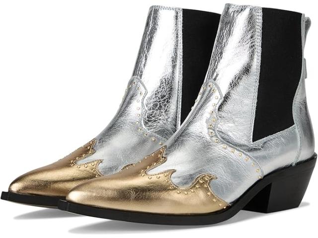 (取寄) オールセインツ レディース デンバー スタッズ ブーツ AllSaints women Denver Stud Boots Silver/Goldの通販は