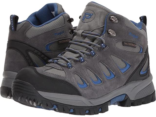(取寄) プロペット メンズ リッジ ウォーカー Propet men  Ridge Walker Grey/Blue