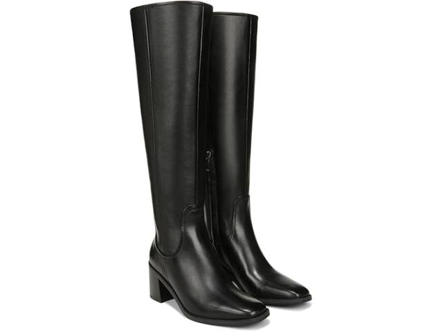 (取寄) ナチュラライザー レディース 27 エディット エッダ - ワイド カーフ Naturalizer women 27 Edit Edda - Wide Calf Black Leather