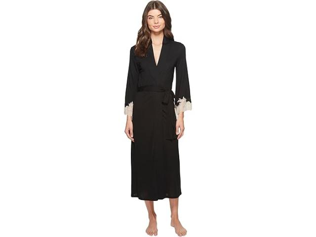 (取寄) ナトリ レディース ラグゼ シャングリ-ラ ローブ Natori women Luxe Shangri-La Robe Black