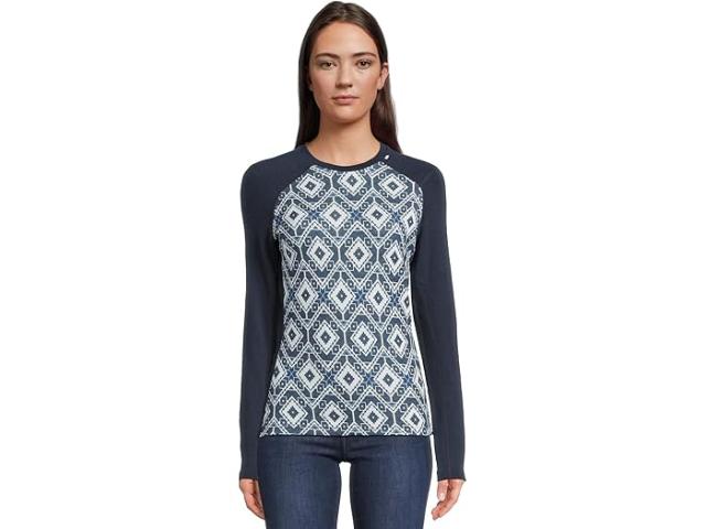 (取寄) ヘリーハンセン レディース リファ メリノ ミッドウエイト グラフィック Helly Hansen women Helly Hansen Lifa Merino Midweight Graphic Navy 1の通販は