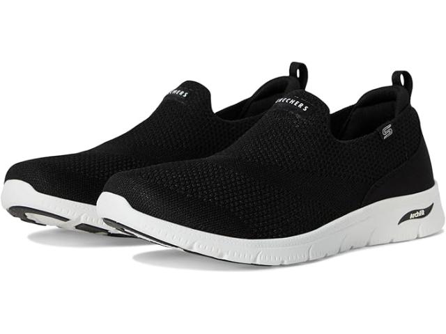 (取寄) スケッチャーズ レディース アーチ フィット リファイン 2.0 カスケード SKECHERS women Arch Fit Refine 2.0 Cascade Black/White