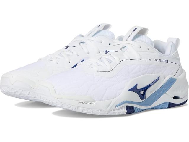 (取寄) ミズノ ウェーブ ステルス ネオ 2 Mizuno Wave Stealth Neo 2 White/Bellwether Blu