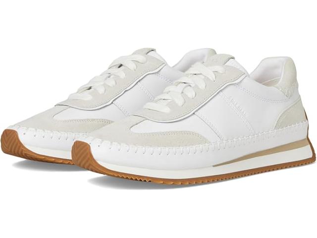 (取寄) コールハーン レディース グランドプロ プレミア ランナー Cole Haan women Grandpro Premier Runners White/Silver Birchsuede