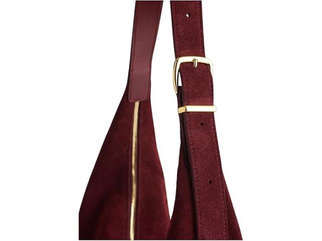 (取寄) メイドウェル レディース スエード エッセンシャル スラウチ ホーボー Madewell women Madewell Suede Essentials Slouch Hobo Deep Merlotの通販は