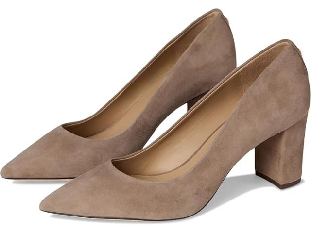 (取寄) ローレン ラルフローレン レディース ラネット スエード パンプス Lauren Ralph Lauren women Lanette Suede Block-Heel Pumps Taupe Brown