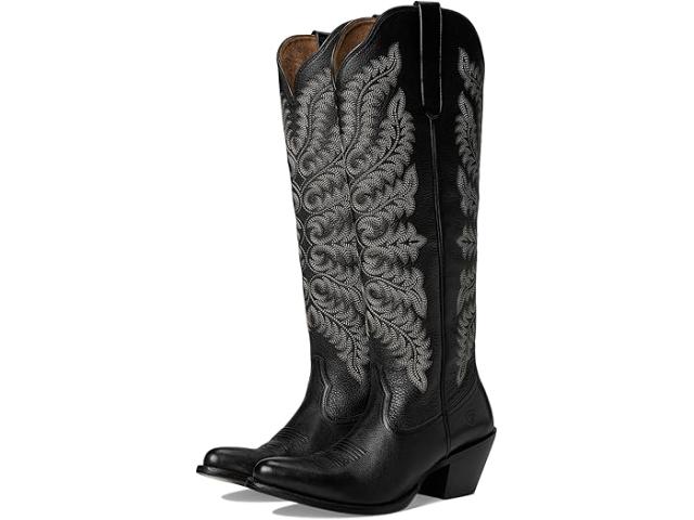 (取寄) アリアット レディース ヘレナ ウェスタン ブーツ Ariat women Helena Western Boots Black Deertan