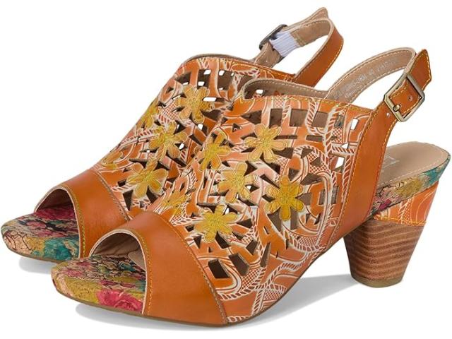 (取寄) ラルティストバイスプリングステップ レディース  L'Artiste by Spring Step women Eclipsing Orange Multi