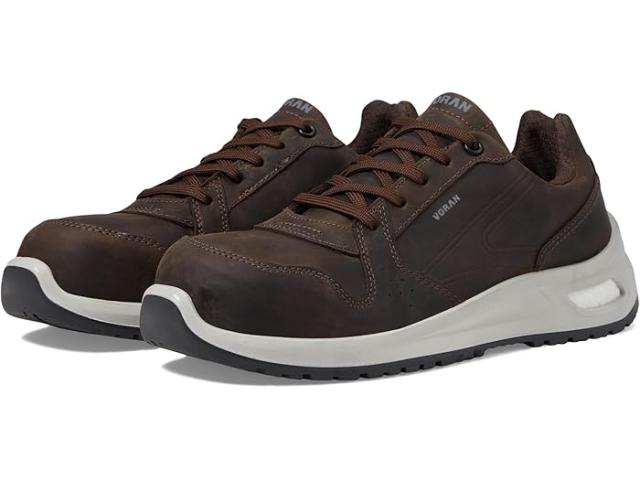 (取寄) ヴォラン メンズ スポーツセーフ エナジー コンプ トゥ エー ワーク シューズ VORAN men VORAN Sportsafe Energy Comp Toe EH Work Shoe Brown Leatherの通販は