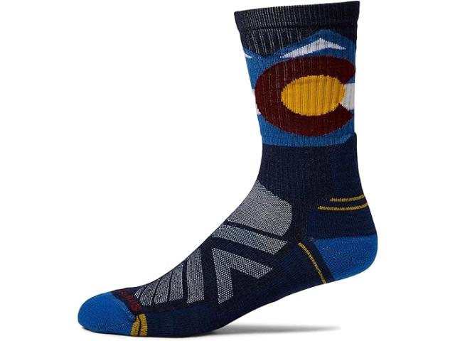 (取寄) スマートウール メンズ ハイク ライト クッション コロラド クルー ソックス Smartwool men Smartwool Hike Light Cushion Colorado Crew Socks Laguna Blue