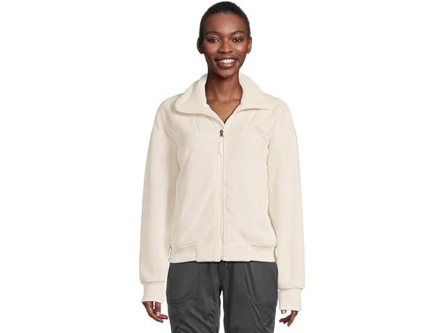 (取寄) ノースフェイス レディース オシト ラックス ジャケット The North Face women Osito Lux Jacket White Dune