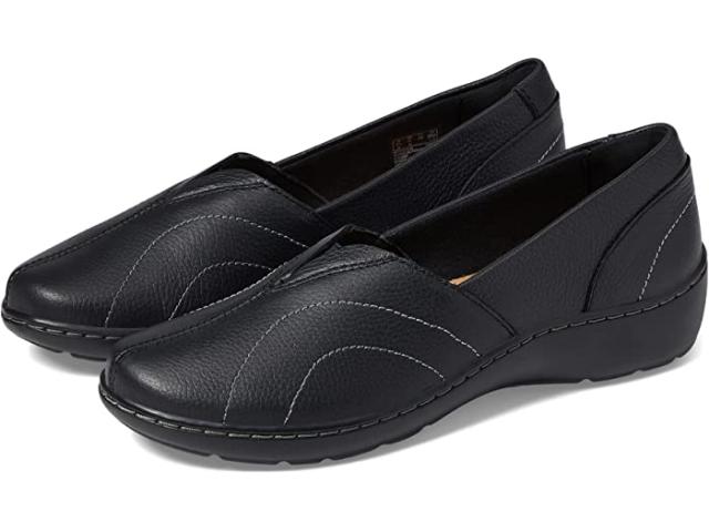 (取寄) クラークス レディース コラ メドウ Clarks women Clarks Cora Meadow Black Leatherの通販は
