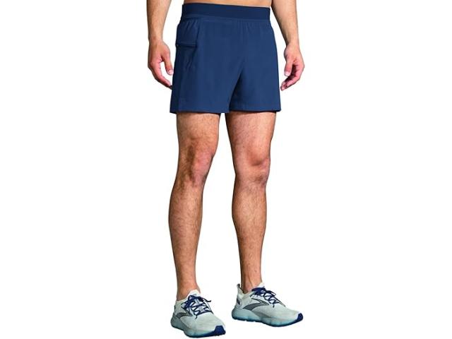 (取寄) ブルックス メンズ シェルパ 5 2イン1 ショーツ Brooks men Brooks Sherpa 5" 2-in-1 Shorts Blue Slateの通販は 16,632円