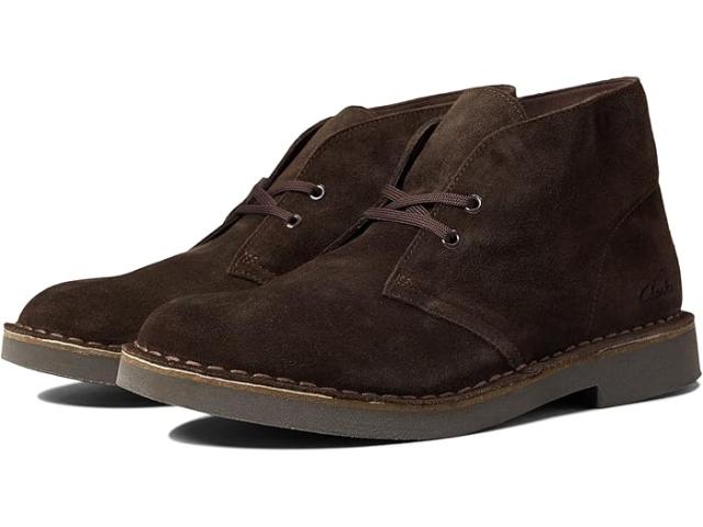 (取寄) クラークス メンズ デザート ブーツ エボ Clarks men Desert Boot Evo Dark Brown Suede